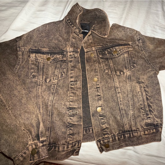 Fashion Nova Jackets & Blazers - Fashion Nova Brown Jean Jacket